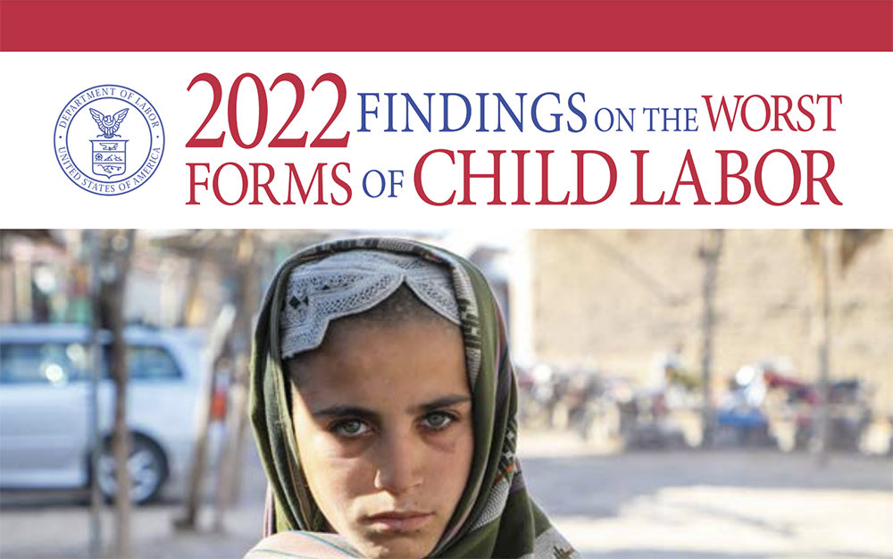 2022 Annual Report on the Worst Forms of Child Labor by The United States Department of Labor